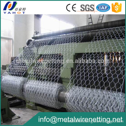 Galvanized And PVC Hexagonal Gabion Mesh Machine
